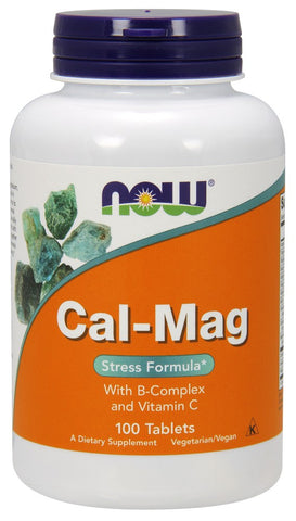 NOW Cal-Mag Stress Formula - 100 Tablets