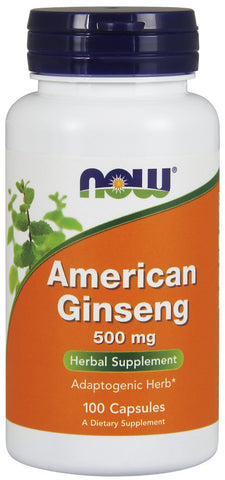 NOW American Ginseng 500 mg - 100 Capsules