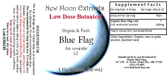 Blue Flag Tincture (Organic, Fresh)