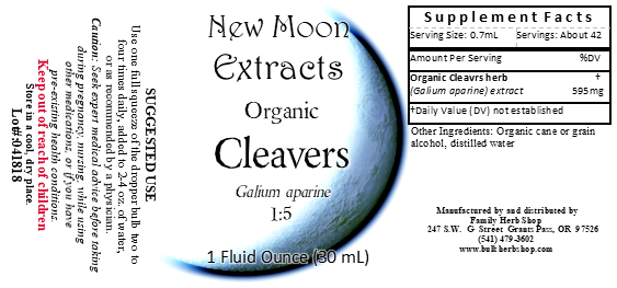 Cleavers Tincture (Organic)