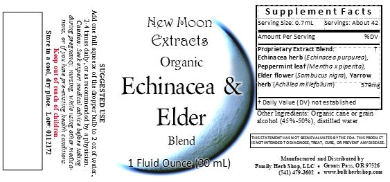 Echinacea & Elder Tincture Blend (Organic)