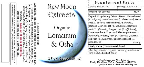 Lomatium & Osha Tincture Blend (Organic)