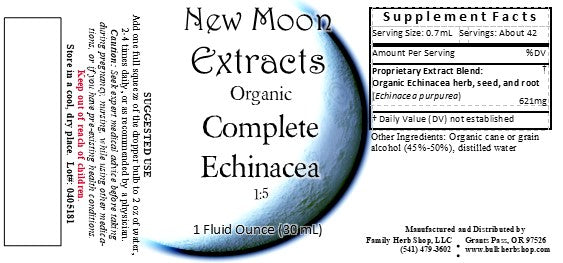 Echinacea, Complete Tincture (Organic)