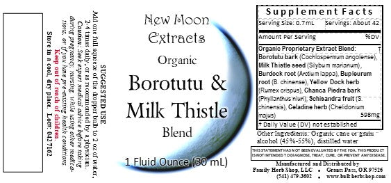 Borotutu & Milk Thistle Tincture Blend (Organic)