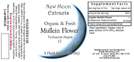 Mullein Flower Tincture (Organic)