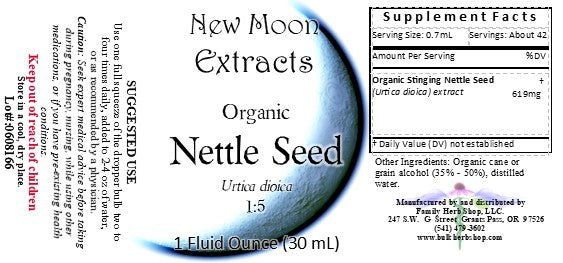 Nettle Seed Tincture (Organic)