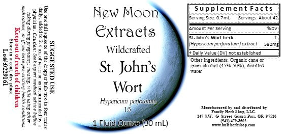 St. John's Wort Tincture (Wildcrafted)