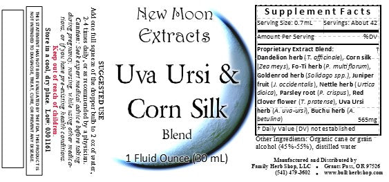Uva Ursi & Corn Silk Tincture Blend