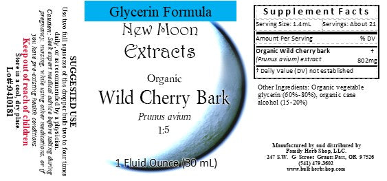 Wild Cherry Bark Glycerin Tincture (Organic)