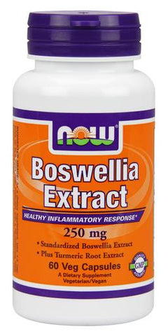 NOW Boswellia Extract 250 mg - 60 Vegetarian Capsules