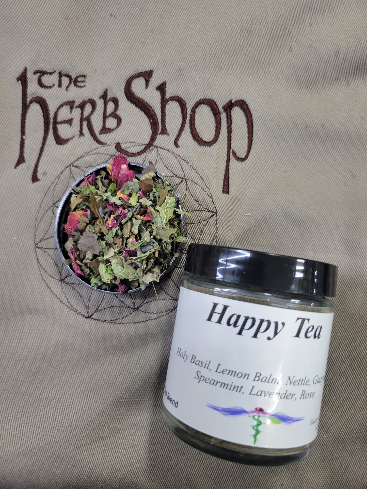 Happy Tea Blend (Packaged in a Small, Glass Jar)