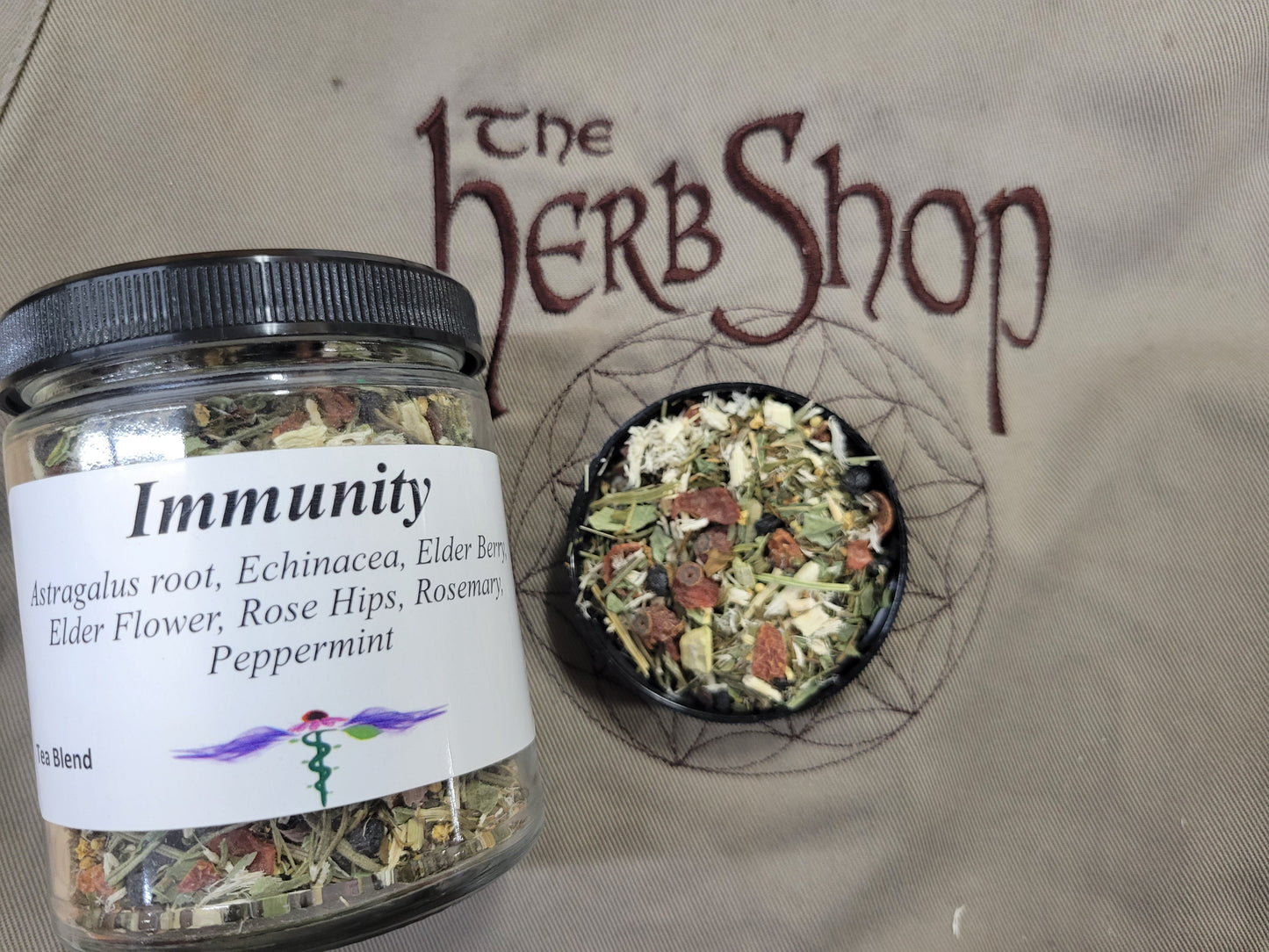 Immunity Tea Blend (Prepackaged in Medium, Glass Jars)