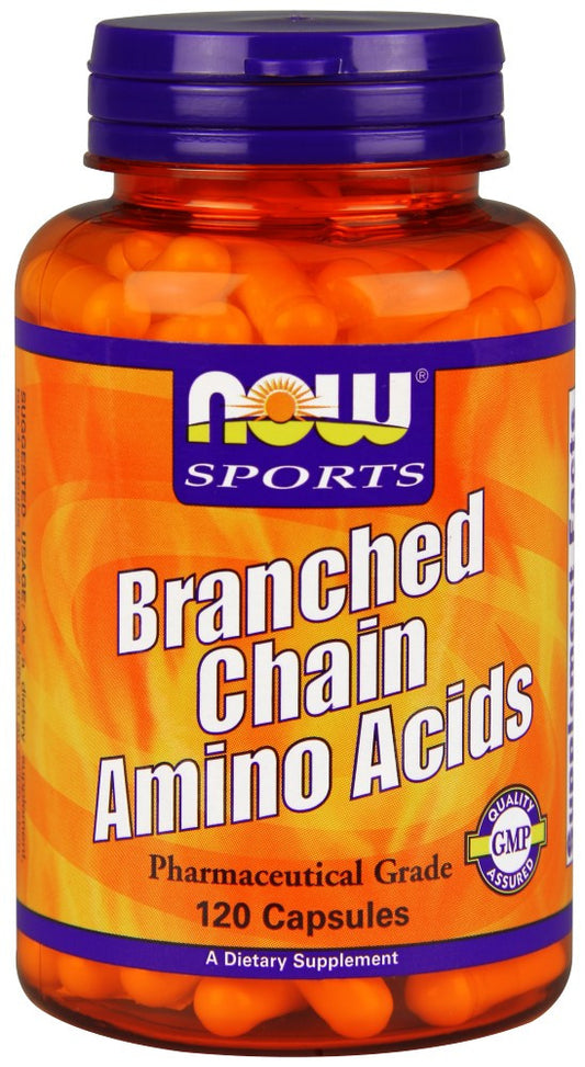 NOW Branched Chain Amino Acids - 120 Capsules