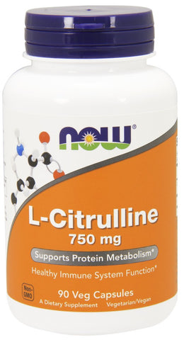 NOW L-Citrulline 750 mg - 90 Capsules