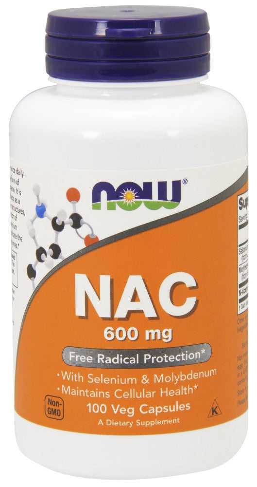 NOW NAC 600 mg - 100 Vcaps