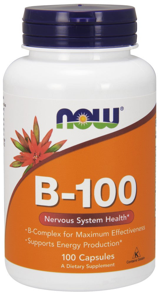 NOW Vitamin B-100 - 100 Capsules