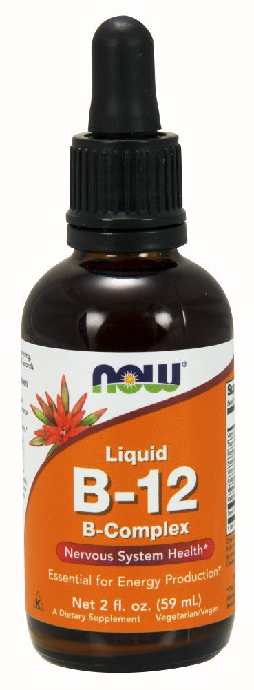 NOW Vitamin B-12 Complex Liquid - 2 fl. oz.