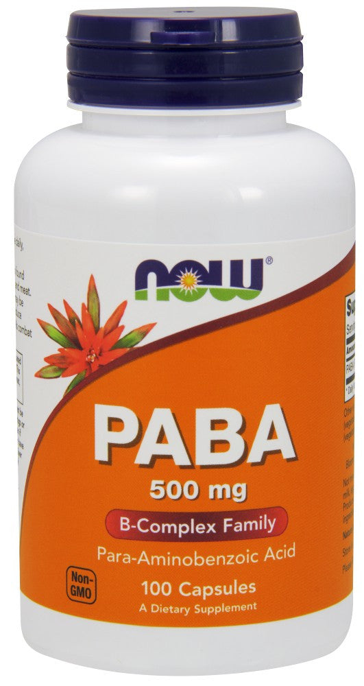 NOW PABA 500mg - 100 Capsules