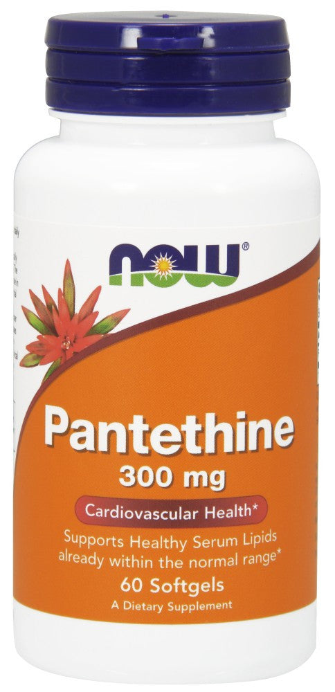 NOW Pantethine 300 mg - 60 Soft Gels