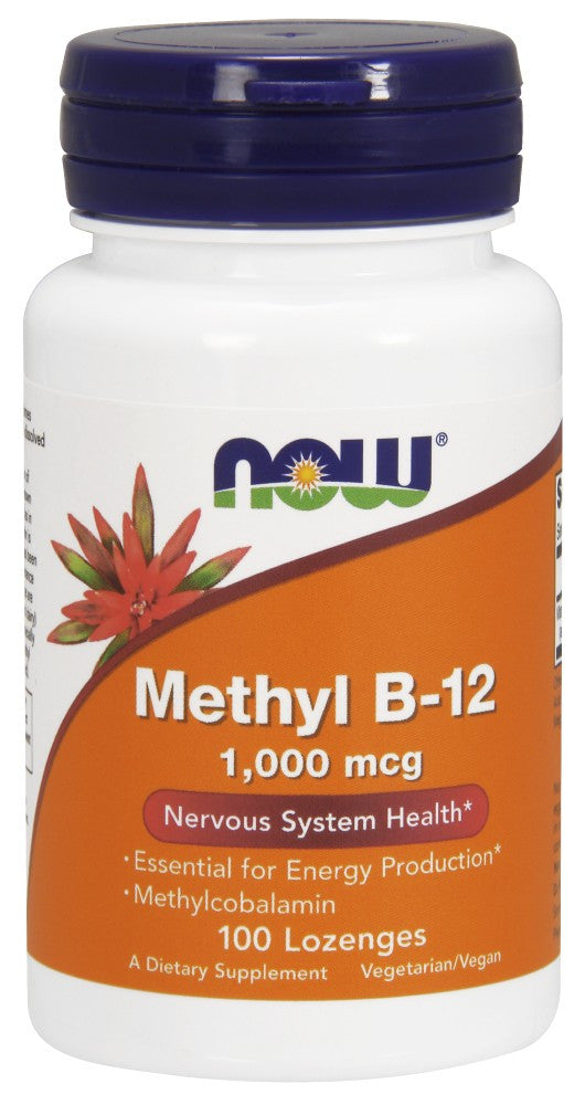 NOW Methyl B-12 1,000 mcg - 100 Lozenges