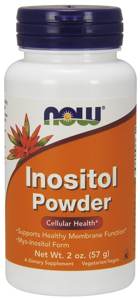 NOW Inositol Powder - Vegetarian 2 oz