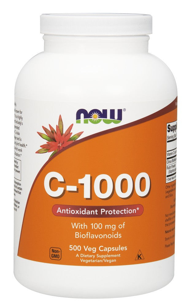 NOW Vitamin C-1000 - 500 Capsules