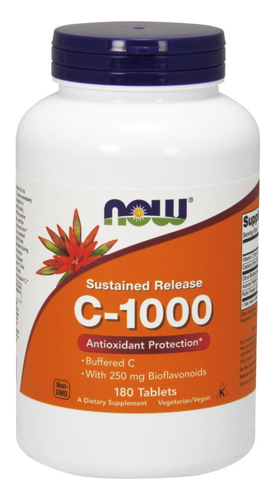 NOW Vitamin C-1000 Complex - 180 Tablets