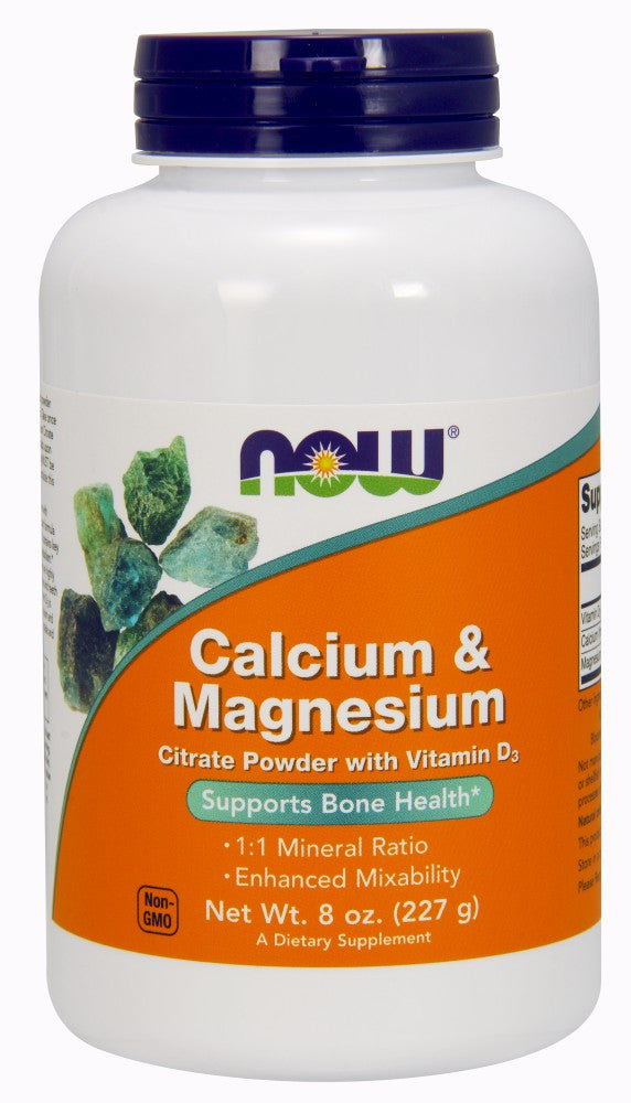 NOW Calcium & Magnesium - 8 oz.