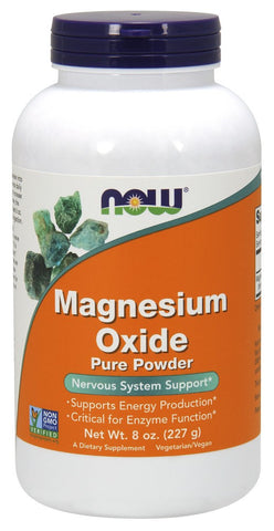 NOW Magnesium Oxide Powder - 8 oz.