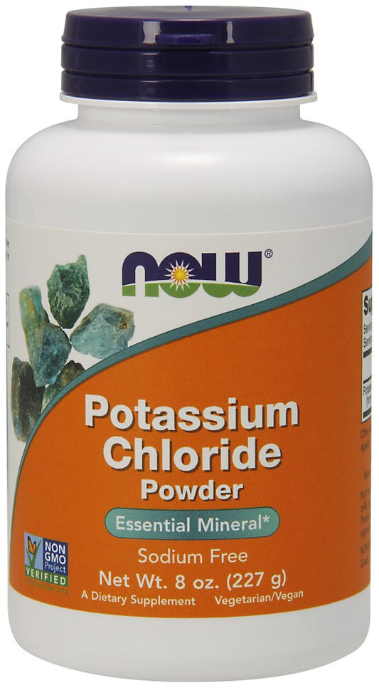 NOW Potassium Chloride Powder - 8 oz