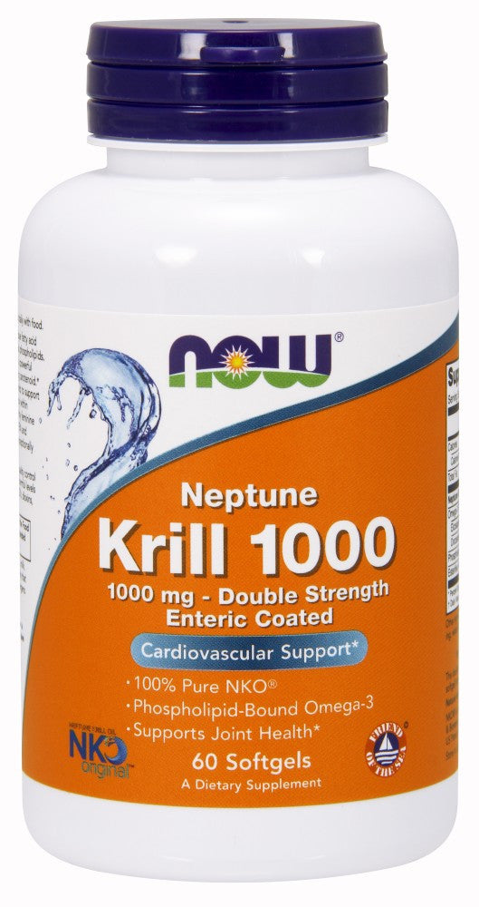NOW Neptune Krill Oil 1000 mg - 60 Soft Gels