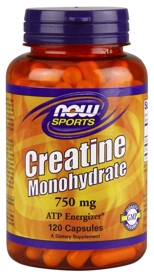 NOW Creatine 750mg, 120 Capsules