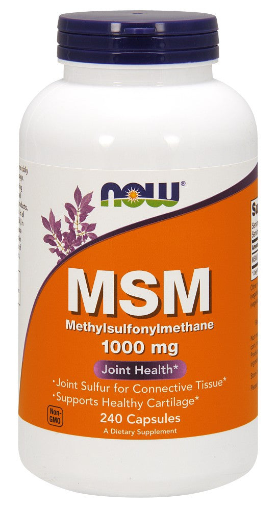 NOW MSM 1000 mg - 240 Capsules