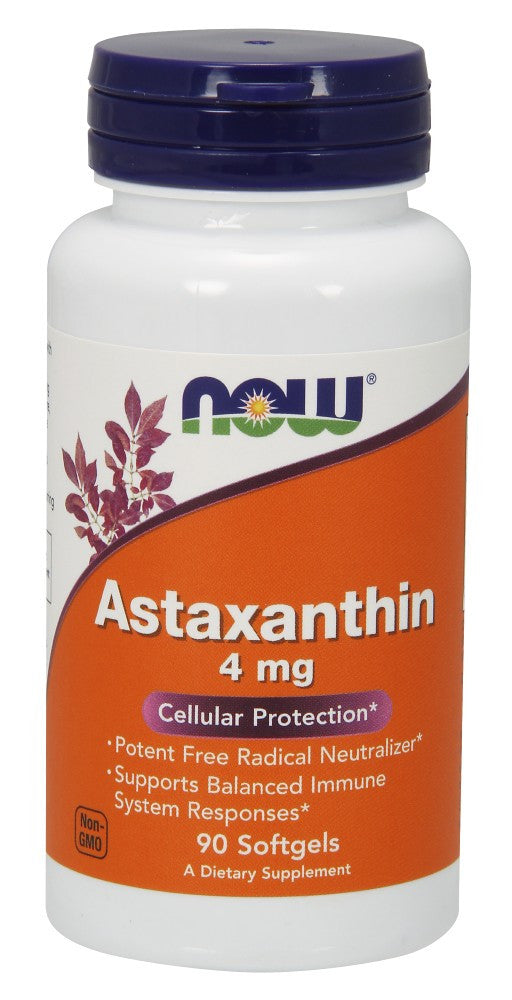 NOW Astaxanthin 4 mg - 90 Soft Gels