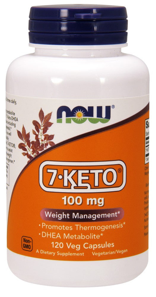 NOW 7-Keto 100 mg - 120 Vegetarian Capsules