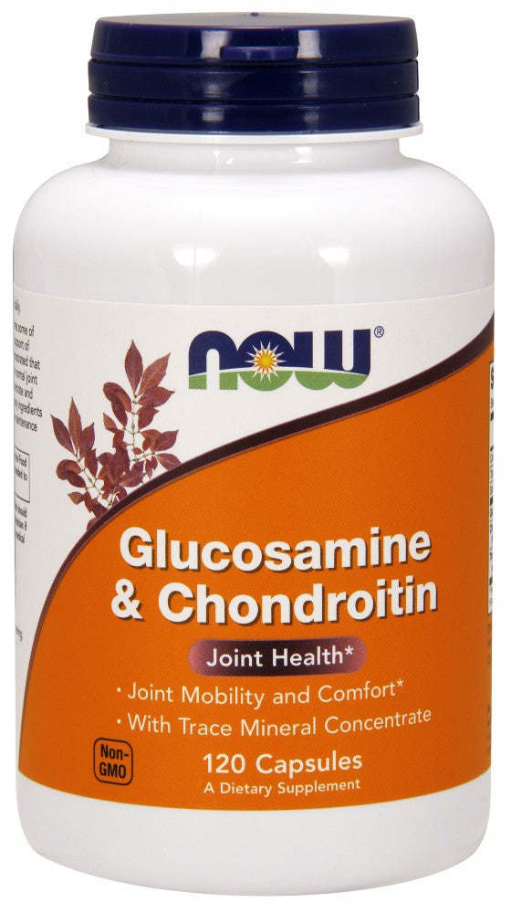 NOW Glucosamine & Chondroitin with Trace Minerals - 120 Capsules