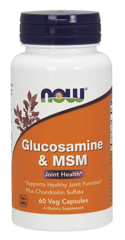 NOW Glucosamine & MSM - 60 Capsules