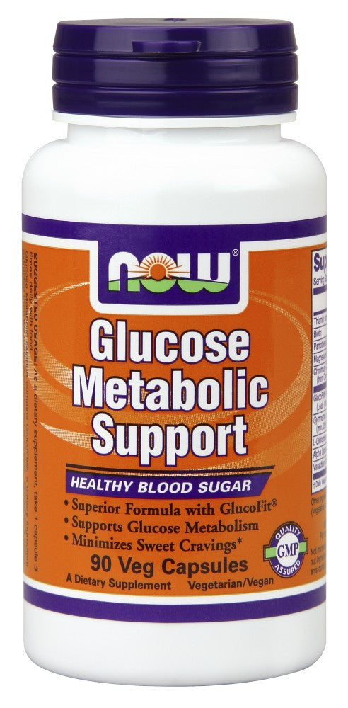 NOW Glucose Metabolic Support - 90 Vegetarian Capsules