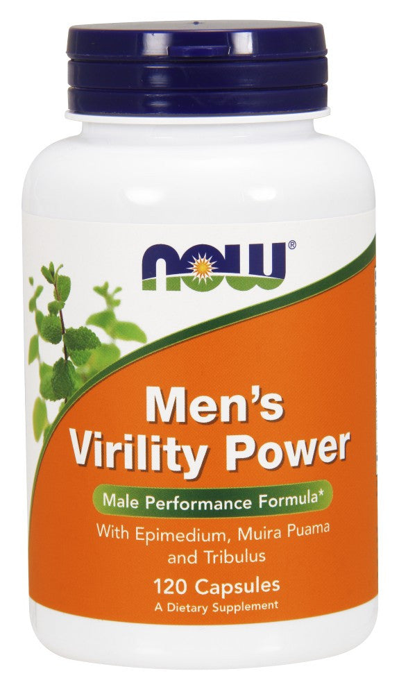 NOW Men's Virility Power - 120 Capsules