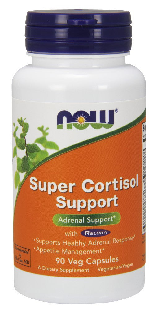 NOW Super Cortisol Support with Relora - 90 Vegetarian Capsules