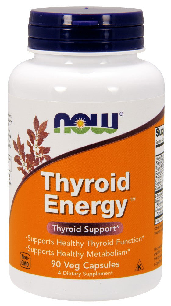NOW Thyroid Energy - 90 Vegetarian Capsules