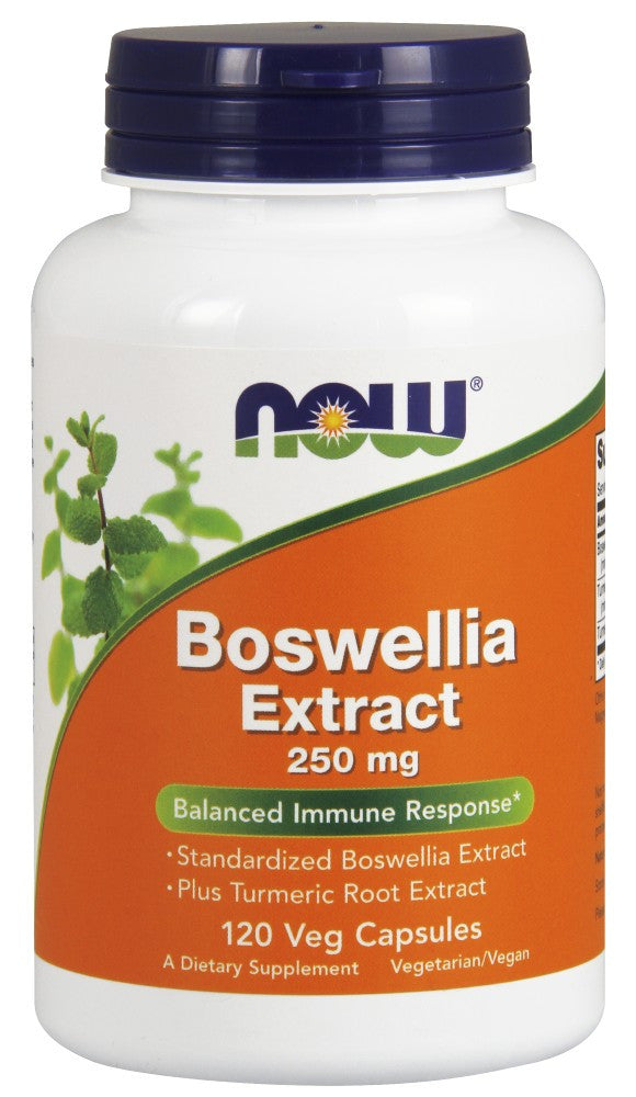 NOW Boswellia Extract 250 mg - 120 Vegetarian Capsules