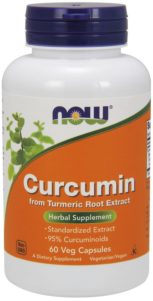 NOW Curcumin - 60 Vegetarian Capsules