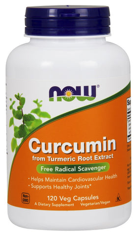 NOW Curcumin - 120 Vegetarian Capsules