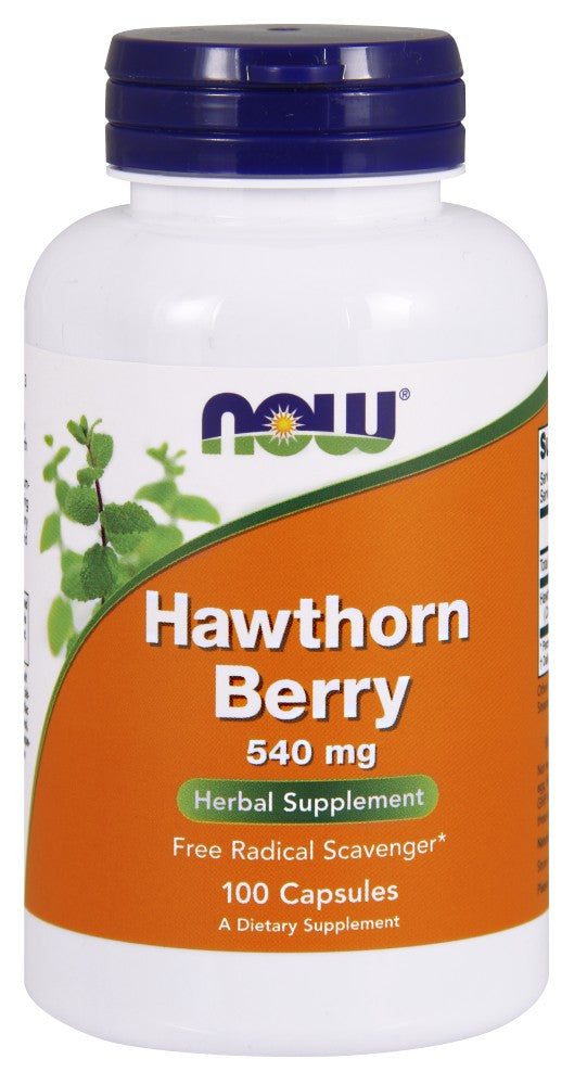 NOW Hawthorn Berry 550 mg - 100 Capsules