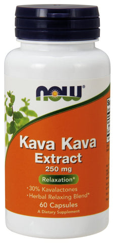 NOW Kava Kava 250 mg - 60 Capsules