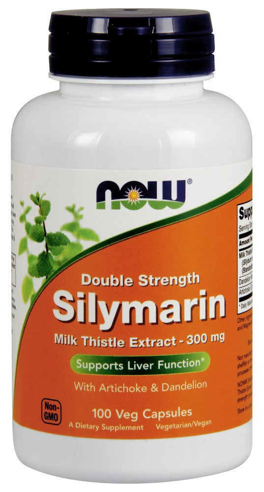 NOW Silymarin 2X - 300 mg - 100 Vegetarian Capsules