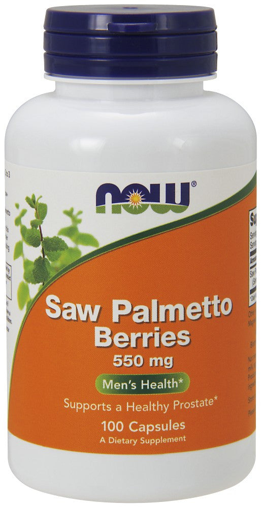 NOW Saw Palmetto Berry 500 mg - 100 Capsules