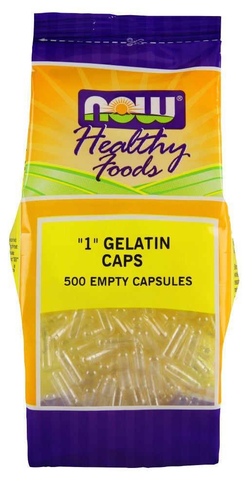 NOW Gelatin Caps #1 – 500 Capsules
