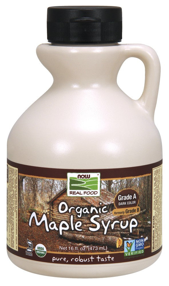 NOW Maple Syrup Grade A Dark - 16 fl. oz.